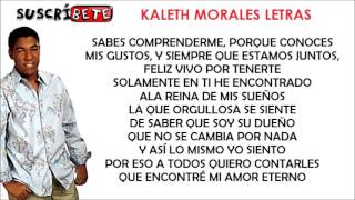 REINA DE MIS SUEÑOS  KALETH MORALES LETRA [upl. by Gurango]