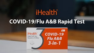 iHealth COVID19Flu AampB Rapid Test  Selftest at home results in 15 minutes [upl. by Almeria]