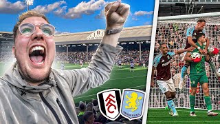 MARTINEZ PENALTY SAVE as VILLA WIN AT FULHAM 💥 [upl. by Boykins201]