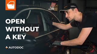 How to unlock your car without a key  AUTODOC tips [upl. by Kela]