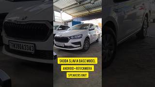 SKODA SLAVIA Base Model  Android  Camera amp Speaker Modification afto coimbatore skoda shorts [upl. by Folger286]