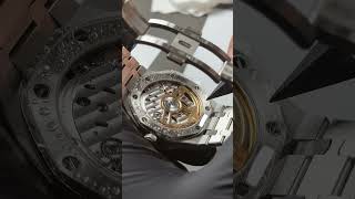 Audemars Piguet 15510STOO1320ST 07 with finewatchcare watchprotectivefilm [upl. by Blumenthal]