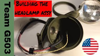 Willys MB  Ford GPW Headlamp Assembly Team G503 [upl. by Ahgiel]