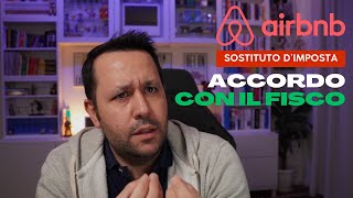 AIRBNB SOSTITUTO DIMPOSTA Ritenuta fiscale e Accordo AdE  🚨Cosa cambia per gli Host 🚨 [upl. by Powers39]