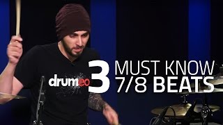 3 Must Know 78 Beats  Drum Lesson Drumeo [upl. by Eirallam427]