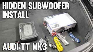 Audi TT MK3 Hidden Subwoofer Install Boot Floor [upl. by Eiramnerual684]