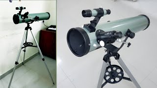 Telescope assembly How to assemble Newtonian reflector telescope F70076How to join telescope parts [upl. by Humpage357]