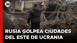 Rusia golpea las ciudades del este de Ucrania mientras los aliados del mar Negro prometen más apoyo [upl. by Abas174]