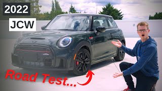 DRIVING THE NEW 2022 MINI JCW  FULL REVIEW [upl. by Andeee]