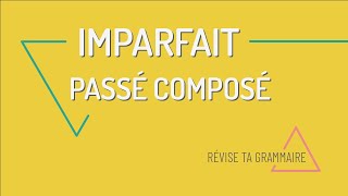 Révise ta grammaire  la différence entre le passé composé et l’imparfait 💪 [upl. by Tichon218]