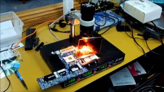 nVidia AMD ATI Reflow with Professional BGA Reflow Machine [upl. by Annaehs]