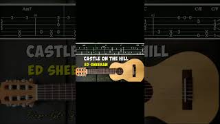 Castle on the hill Ed Sheeran fingerstyle guitar chord tab [upl. by Glyn100]