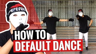 How To Do The quotDEFAULT DANCEquot  Turk Dance   FORTNITE Dance EASY Tutorial  How To with KING [upl. by Imef]