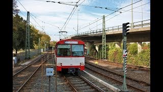 Mitfahrt im VGF Düwag U2 Wagen 305 von Heddernheim nach Ginnheim auf der Linie U1 [upl. by Adyan]