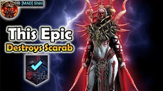 Sintranos Faction Restricted Scarab Stage Is Easy Liburga Can Solo It I Raid Shadow Legends [upl. by Aniara563]