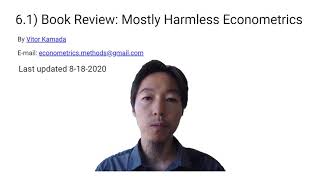 61 Book Review Mostly Harmless Econometrics [upl. by Calypso721]