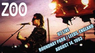 U2 Zoo TV  Zooropa Tour live from Leeds England August 1993 Enhanced audio full show [upl. by Tnirb762]