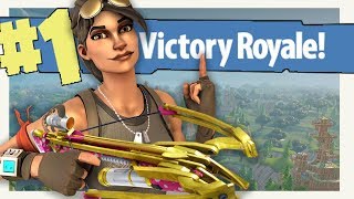 WINNING In Fortnite With A Crossbow [upl. by Mulderig]