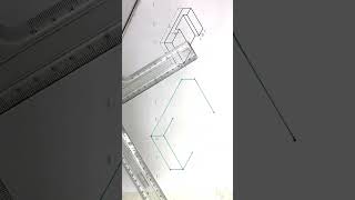 How to draw isometric drawing with the help of mini drafter in engineering drawing [upl. by Cormier57]