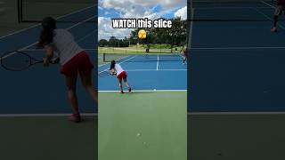 WATCH THIS SLICE 🫣 tennis guinea shorts [upl. by Anikal]