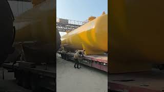 Liquid ammonia storage tank delivery [upl. by Urita]