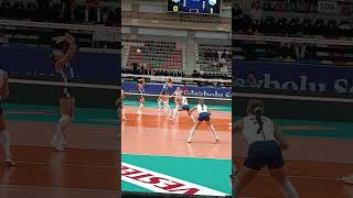 Zerenspor Vs Sarıyer Belediyesi Voleybol volleyball volleyballworld voleybol volley voleibol [upl. by Amasa615]