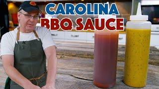 Carolina BBQ Sauce 2 Ways Vinegar Pepper BBQ Sauce amp Mustard BBQ Sauce Recipe [upl. by Marie]