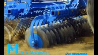 MAMolleda Rastra de discos dobles corta Rubin 9  Lemken [upl. by Crompton]