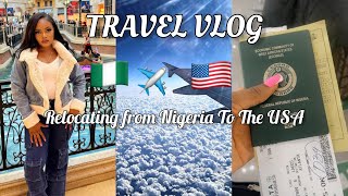 TRAVEL VLOG Moving From Nigeria🇳🇬 To USA 🇺🇸Flying Delta Premium [upl. by Hereld627]