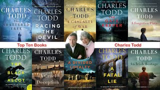 Top ten most popular books by Charles Todd [upl. by Aicileb]