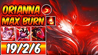 FULL AP MAX BURN ORIANNA IS BROKEN INFERNAL SHOCKWAVE  New Build amp Runes  League of Legends [upl. by Trevor943]