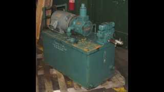 Racine Hydraulics Inc 3 hp hydraulic power unit [upl. by Zrike]