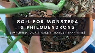 Soil Mixes For Monstera amp Most Aroids  Monstera Indoor Houseplant Soil Tour amp Care  Ep 21 [upl. by Allicserp]