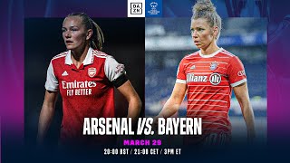 Arsenal  FC Bayern München  UEFA Women’s Champions League Viertelfinalrückspiel Ganzes Spiel [upl. by Zoie]