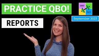 Lets Practice QBO  Reports [upl. by Revned519]