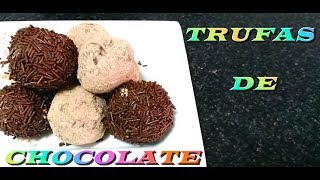 TRUFAS DE CHOCOLATE CON LECHE CONDENSADA EN 4 MINUTOS [upl. by Verine]