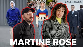 How Martine Rose Influenced Balenciaga amp Demna Gvasalia [upl. by Esikram]