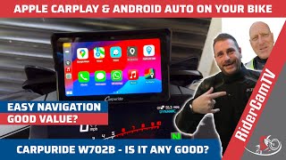 Carpuride 7inch Touchscreen Motorcycle CarPlayAndroid Auto Display Unit  Is it any good [upl. by Valerio132]