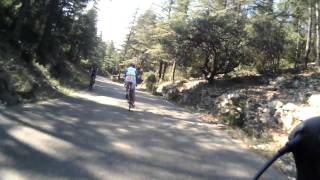 Afdaling Mont Ventoux  Bédoin [upl. by Janelle]