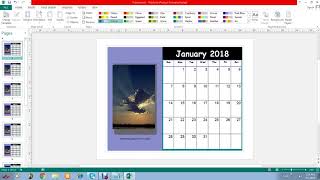 How to create a calendar in publisher [upl. by Sesylu]