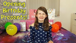 KellyAnnes 12th Birthday  Opening Birthday Presents [upl. by Sprage]