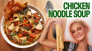 The Best Chicken Noodle Soup  From Scratch with Tini [upl. by Iek]