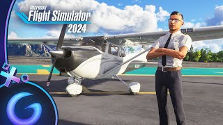 FLIGHT SIMULATOR 2024  MODE CARRIÈRE  Premier permis [upl. by Inalawi]