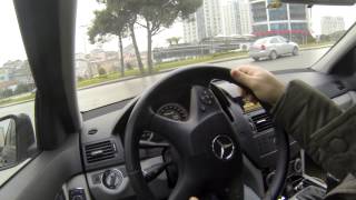 Mercedes c180 drift tryMP4 [upl. by Floro837]