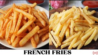 How to Make Crispy French Fries without Cornflour At Home Crispy Delicious Incredibly Easy [upl. by Ativad]