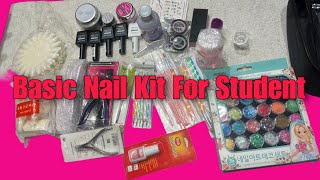 Basic nail extension kit for Student 😍I hope you like 👍 Khushi Rajput [upl. by Christos]