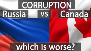 Corruption in Canada vs Russia  Which is worse [upl. by Ladnyk]