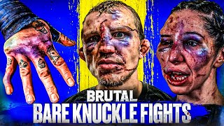 The Most Brutal Bare Knuckle Fights amp Knockouts Of All Time [upl. by Mya]