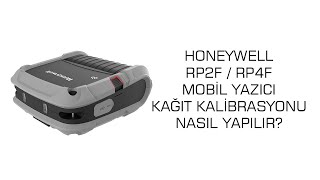 Honeywell RP4F  RP2T Mobil yazıcı kağıt kalibrasyonu nasıl yapılır [upl. by Witha]