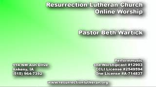 Resurrection Lutheran Church Worship October 20 2024 815 am [upl. by Ardin]